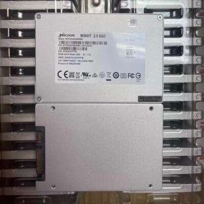 60GB Micron M500IT 2.5 SSD MTFDDAK060MBD-1AH12AIRA  SATA6GbS SED F/W: MGO2 - Image 1 of 4