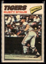 1977 Topps Cloth Stickers (set break) #46 Rusty Staub