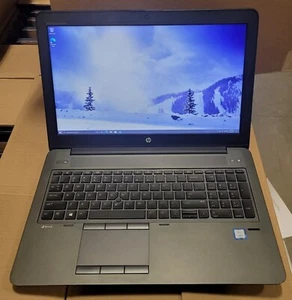HP ZBook15 G4 Workstation Laptop 15.6" i7-7820HQ 16GB RAM 256GB SSD M1200 + AC - Picture 1 of 7