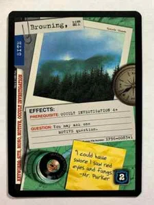 BROWNING, MT 1996 X-Files CCG Fixed HP #XF96-0083 v1 - Picture 1 of 2