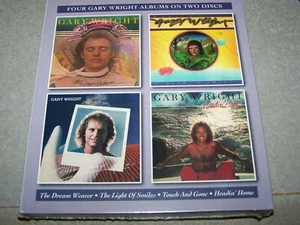 GARY WRIGHT "4 ALBUMS ON 2 CD'S U.K. IMPORT SET BRAND NEW - Picture 1 of 2