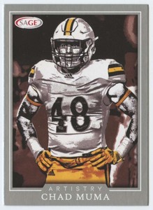 2022 SAGE Artistry Silver Border Football Singles Complete Your Set
