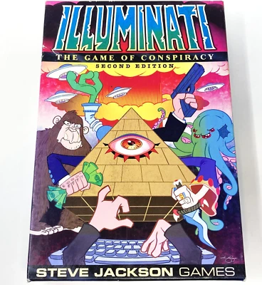 Illuminati: The Game of Conspiracy 2ª Edición por Steve Jackson SJG1387 Completo Foto 1 de 4