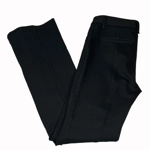 Anthropology Essential Travel Trousers Women's Dress Pants Size 0 Black Mid Rise - Picture 1 of 13