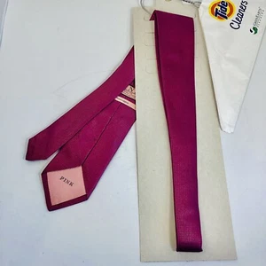 THOMAS PINK ,CRAMBERY,PINK MENS TIE WOVEN IN LONDON FRESHLY DRY CLEANED - Picture 1 of 7