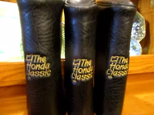 Vintage The Honda Classic Golf Headcover Set 1,3,X Black/Gold - Picture 1 of 6