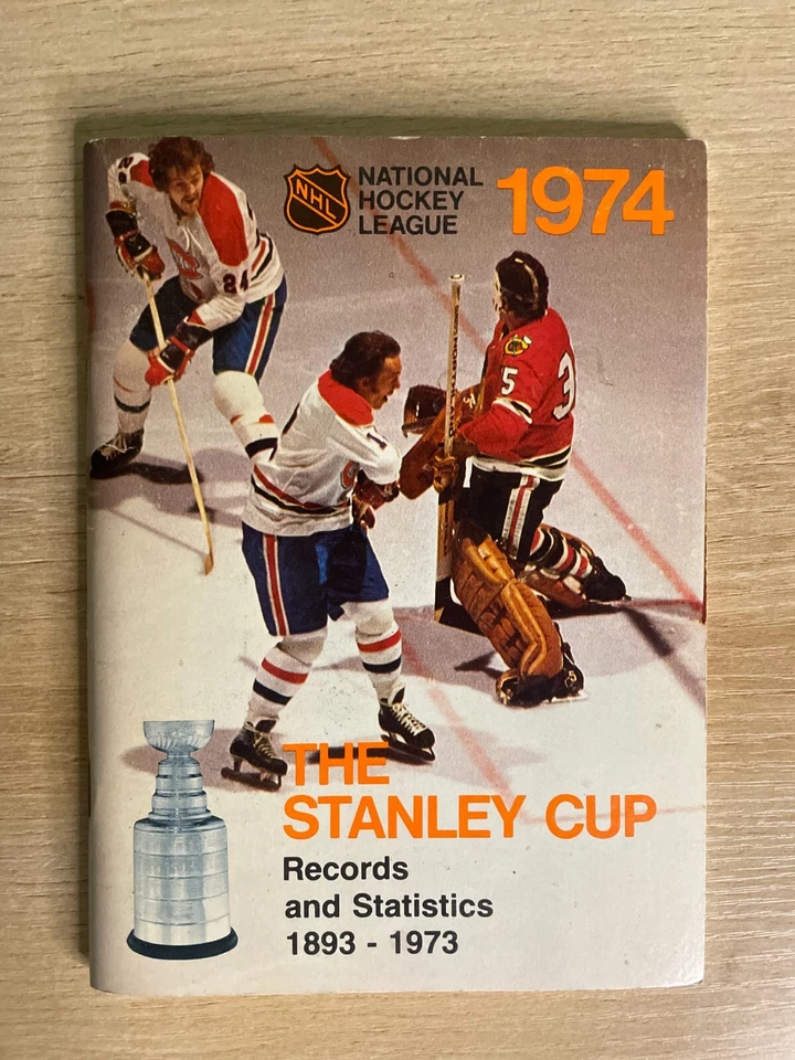 1974 NHL Hockey The Stanley Cup Records And Statistics 1893-1973 - B907 - Image 1 of 1