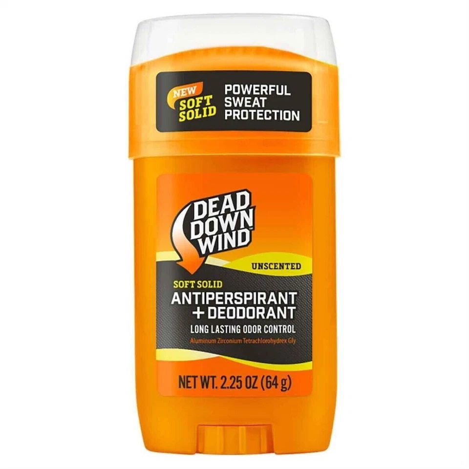 2 Two Dead Down Wind Soft Solid Unscented Antiperspirant + Deodorant FREE SHIP! - Image 1 of 1