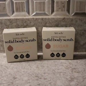 Kit-sch Exfoliating Solid Body Wash Bar SUGAR (Pack of 2) - Picture 1 of 2