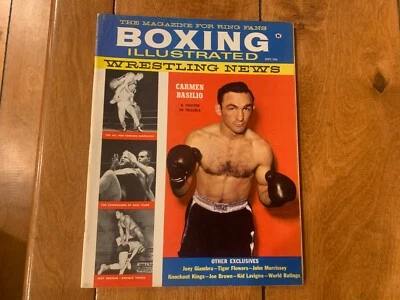 BOXING ILLUSTRATED & WRESTLING MAGAZINE: SEPT. 1959 CARMEN BASILIO - Image 1 of 4