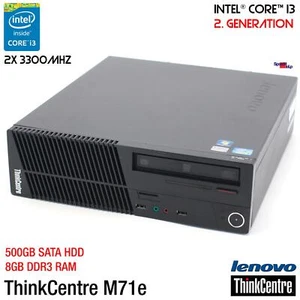 IBM LENOVO THINKCENTRE M71e 3132 i3 COMPUTER PC 500GB HDD 8GB RS-232 WINDOWS 10 - Bild 1 von 6