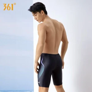 Men's Swim Trunks Athletic Swim Shorts Tight Swimming Jammers Swimsuit Beachwear - Picture 1 of 25