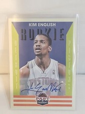 2012-13 Panini Past and Present Signatures #175 Kim English CHC 