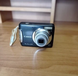 Canon PowerShot A480 Compact Digital Camera Tested Working Function Black - Picture 1 of 8