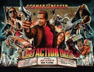 LAST ACTION HELD 1993 Quad Posterdruck 30x40" Schwarzenegger Charles Dance - Bild 1 von 1