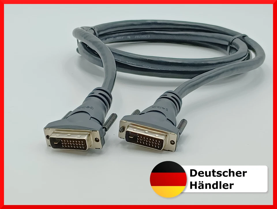 DVI-D Dual Link Kabel 24+1 Stecker Stecker digital  Monitor Kabel  BELKIN  3,0m - Bild 1 von 1