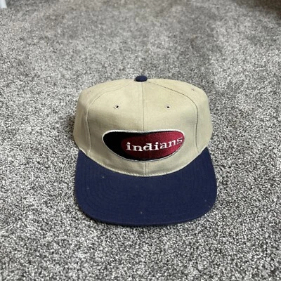 Gorra de colección Cleveland Indians American Needle beige tostado correa trasera Foto 1 de 4