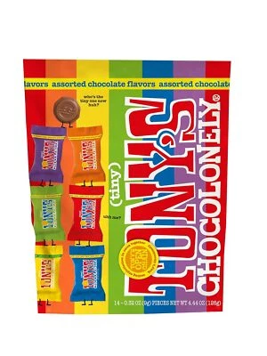 Tony`s Chocolonely Surtido Monedas de Chocolate 4.44 OZ Paquete de 1 Foto 1 de 3