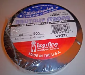 Izorline Brutally Strong Spectra 65# X 500 yardas Blanco - Imagen 1 de 1