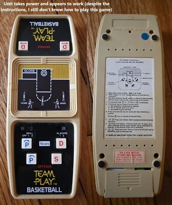 Sears - Team Play Basketball - Electronic Game - 2 Players - 1970's - TESTED AND - Image 1 of 2