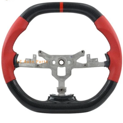 Volante de fibra de carbono real para Chevrolet Corvette C6 Z06 ZR1 2006-2011 Foto 1 de 4