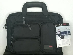 Mobile Edge Bring It On Corporate Black Nylon Business Laptop Briefcase 16" - Picture 1 of 5
