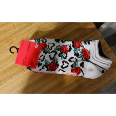 Paquete de 6 calcetines Betsey Johnson rosas nuevos con etiquetas Foto 1 de 3