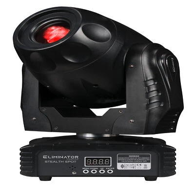 American DJ Eliminator Stealth Spot 60 Watt LED DMX Moving Head Spot Light ADJ - Image 1 of 4