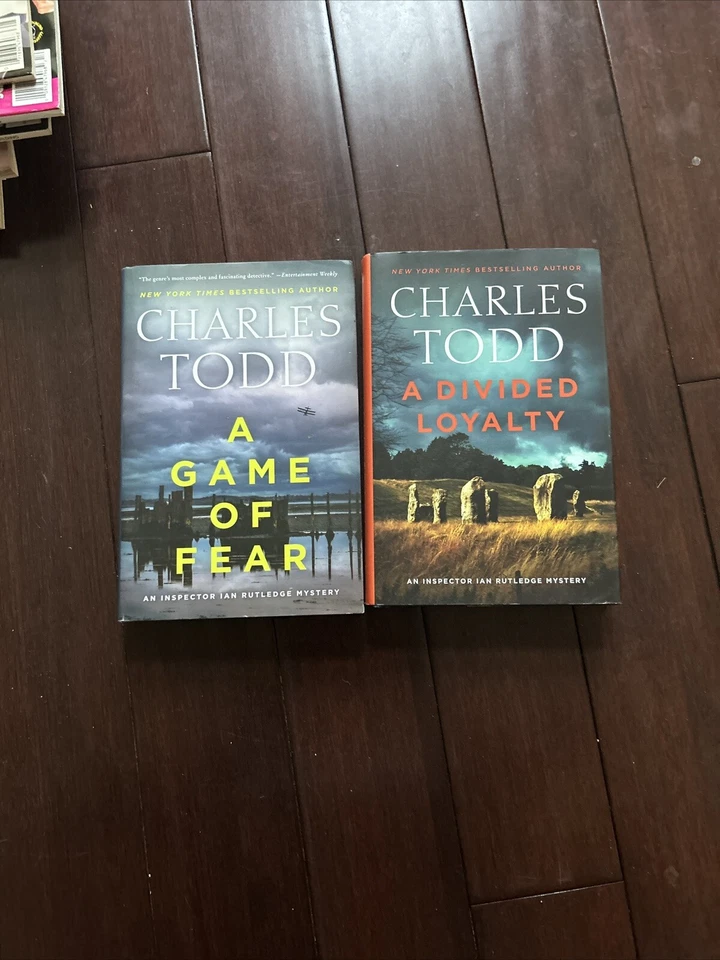 Charles Todd 2 Book Lot Inspector Rutledge Mystery Hardcover First Editions - Image 1 of 1