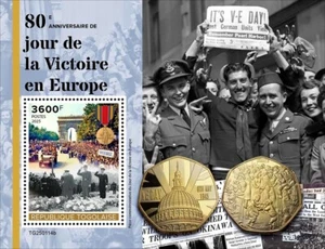 WWII 80th Anniversary of V-E Day Winston Churchill MNH Stamps 2025 Togo S/S - Picture 1 of 1