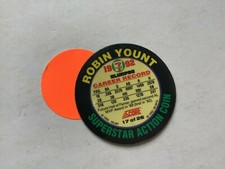 Baseball Score 1992 Slurpee 7-11 Superstar Action Coin Disc ROBIN YOUNT