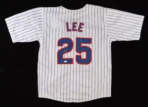 Derrek Lee Autographed Chicago Cubs Jersey Lot (2) JSA Holo Future HOF? - Picture 1 of 6