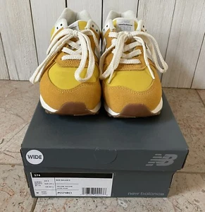 New Balance 574 Running Shoes for Kids Size 2.5 Wide US Yellow - Picture 1 of 11