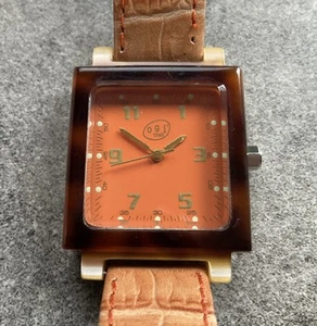Coole Vintage OGI Time Damenuhr 31mm Gehäuse mit orangem Zifferblatt A17 - Bild 1 von 6
