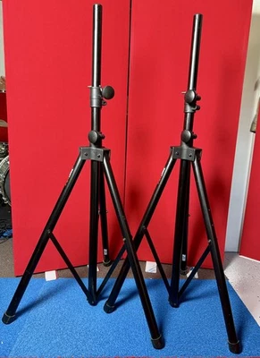Pair Of Proline LST2BK Light Weight Sturdy Speaker Stands Black Lot of 2 LS-T2BK - Image 1 of 4