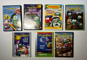 VeggieTales DVD Lot (8 Discs) Kids Christian Animation - Picture 1 of 19