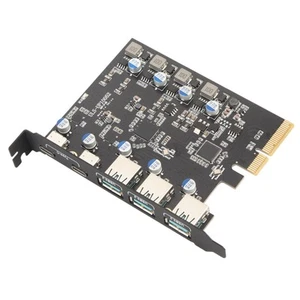PCIE To Type C Expansion Card 20Gbps Super Speed USB3.2 Gen2 PCI Express Host CB - Bild 1 von 22