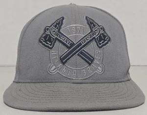 Atlanta Braves 1871 New Era 59Fifty grau Herren eng anliegender Hut Größe 7 - Bild 1 von 8