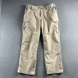 5.11 Tactical Pants Mens 34X28 Beige Stryke Cargo Ripstop Utility Workwear - Picture 1 of 11