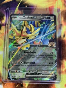 Hop's Zacian ex SVP193 Sv: Scarlet & Violet Promo Cards Holo - Picture 1 of 2