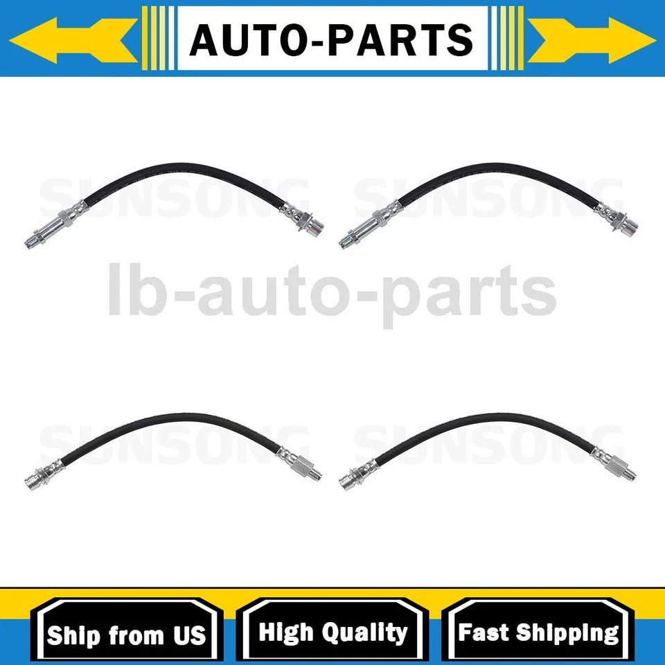 4 шт передний задний тормозной шланг Sunsong для Cadillac Fleetwood 1965-1967 - Изображение 1 из 4