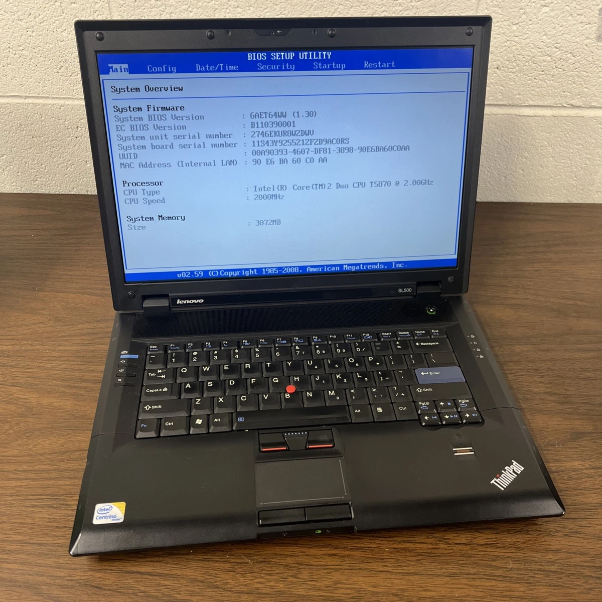 lenovo sl500 products for sale | eBay