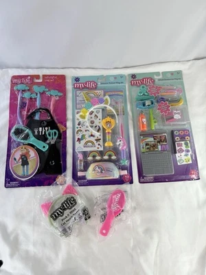 My Life Cuidado del Cabello, Juego de Moda Unicornio para 18" y Otros Accesorios Todo Nuevo.xx6 Foto 1 de 4