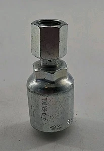 Parker - 10643-6-6 - 3/8" Crimp Style Hydraulic Fittings - 43 Series - Lot of 11 - Picture 1 of 4
