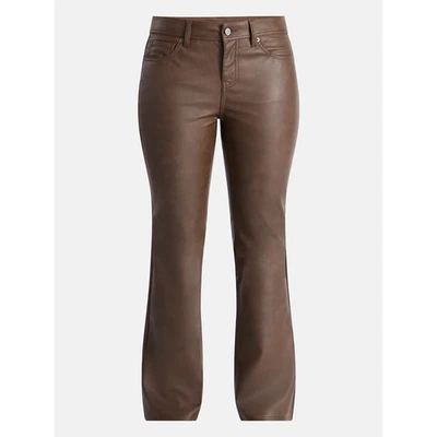 No Boundaries Vintage-Inspired Slim Bootcut Pants 32'' Inseam Toffee Brown Sz 6 - Image 1 of 4