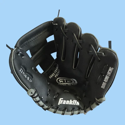 Guante de béisbol Franklin Ready To Play 22458 Tee Ball 8 1/2" negro y gris derecho Foto 1 de 4