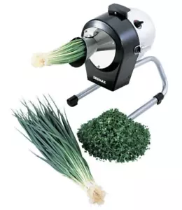 Cortadora de cebolla verde Dremax Mini DX-50B negra W220 L340 H370 mm 100 voltios - Imagen 1 de 1