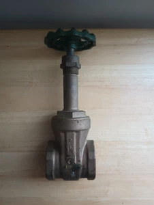 GRINNELL 3010 Bronze Gate Valve 1-1/2” 125LB-SWP 200LB-WOG - Picture 1 of 7