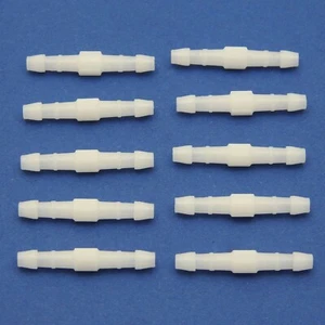 10 Stück Gerade 4 mm Schlauchverbinder, POM, Kunststoff, Schlauch, Verbinder - Bild 1 von 4