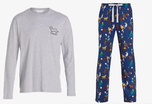 NEW PETER ALEXANDER PJ TOP + NAVY DOG PARK BAMBOO FLANNELETTE PANTS XL RP$149.90 - Picture 1 of 8
